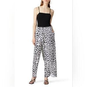Rtr sz1 Small (4-6) Baja East Leopard Skirt Overlay Pants Prninted Harem Like